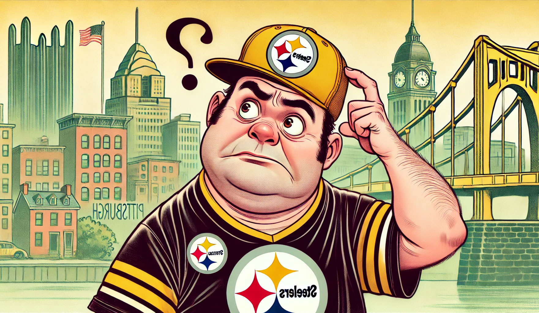 Confused Yinzer graphic. 