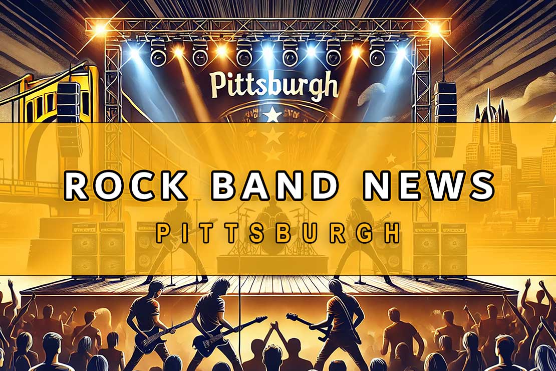 Rock band news graphic