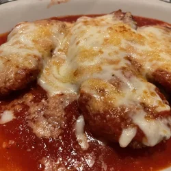 A dish of veal parmigiana at Rico&#039;s Restaurant in Ross Township, Thursday, Sept. 30, 201 (Across North Hills photo/Matt De Reno)