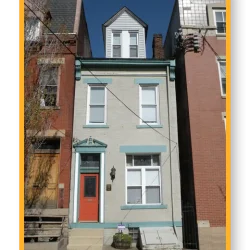 Ferris House, located at 1318 Arch Street in Central Northside, was designated a historic structure by the City of Pittsburgh on June 28, 2001. By Leepaxton. CC BY-SA 4.0