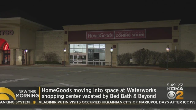 HomeGoods moving into space at Waterworks shopping center vacated by Bed Bath &amp; Beyond