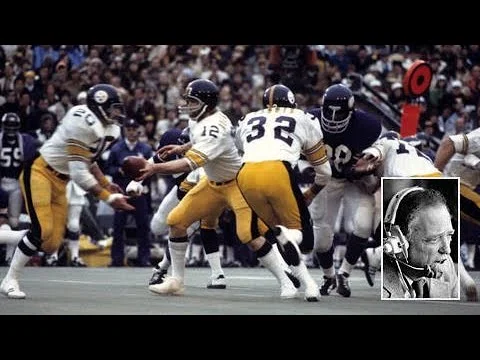 Super Bowl IX Steelers vs Vikings - Fleming &amp; Cope Dubbed w/TV Broadcast